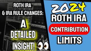 IRA 2024  2024 roth ira contribution limits 2024rothiracontributionlimits ira2024 [upl. by Ah764]