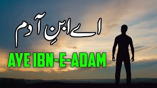 Aye Ibn e Adam Oh Son of Adam as  hadeeseQudsi [upl. by Ahseikan600]