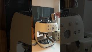 How to set up the SMEG espresso coffee machine for the first time ☕️ [upl. by Maria]