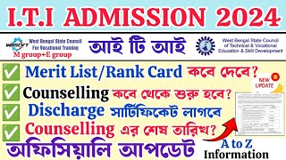 iti counselling  iti rank card 2024  iti merit list 2024  iti admission 2024  iti choice filling [upl. by Benilda215]