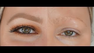 How To Fill In Eyebrows for Beginners  Sparse Eyebrow Tutorial [upl. by Eimorej]