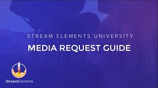 StreamElements Media request Song request amp Media share [upl. by Ramat818]