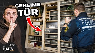 Wir bauen einen GEHEIMEN RAUM  findet ihn die POLIZEI  Das Haus Projekt  Folge 7 [upl. by Hubert]