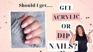 Pros and Cons of Acrylic Gel and Dip Powder Nails [upl. by Guimond]