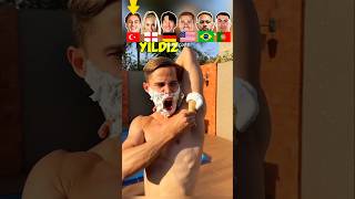 Yildiz vs lehmann vs son vs greazman vs neymar vs ronaldo food challenge 🤣 [upl. by Aikal]