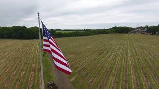 Laurita Winery  Drone FlyBy May 21 2017 quotFB Live Footagequot [upl. by Rolanda]