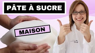 🎂 RECETTE PÂTE À SUCRE MAISON pour recouvrir amp décorer un gâteau 🎂 Meilleure recette Cake Design [upl. by Tigges]