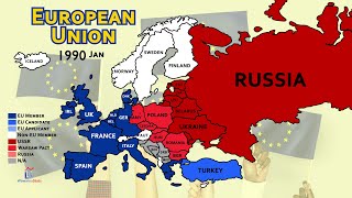 The Expansion of the European Union 19522022 [upl. by Hanser]