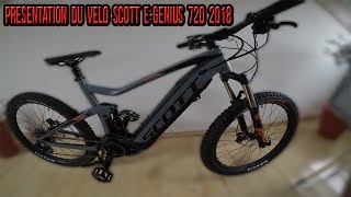 Présentation du vélo SCOTT EGenius 720 2018 [upl. by Allisurd651]