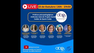 Live  Práticas psicopedagógocas vivências do quotProjeto Social Cuidar de Quem Cuida quot da ABPp RS [upl. by Pravit221]