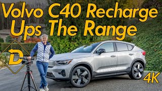 2024 Volvo C40 Recharge Is A Swede EV With Added Range [upl. by Aymahs890]