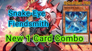 ComboSeries2 New 1 Card Combo of SnakeEye FiendSmith RyherQina YGO  YuGiOh [upl. by Letch]