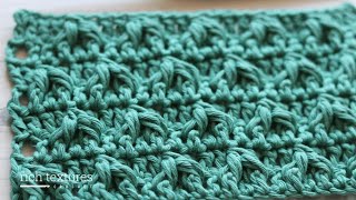 Leaf Hopper Stitch  How to Crochet [upl. by Ellora]