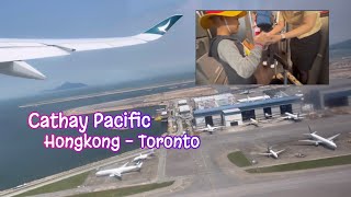 Boarding Cathay Pacific From Hongkong To Toronto  September 12 2024 [upl. by Yanel]