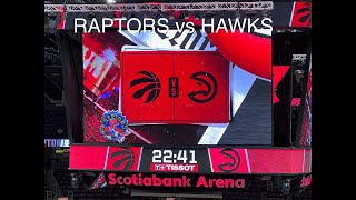 Raptors vs Hawks April 5 2022 Tip Off [upl. by Zumstein529]