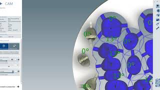 Amann Girrbach CAD CAM Nesting 4 lower inicisors [upl. by Jackson146]