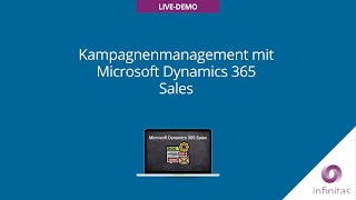 Webinar Kampagnenmanagement mit Microsoft Dynamics 365 Sales [upl. by Aleda]