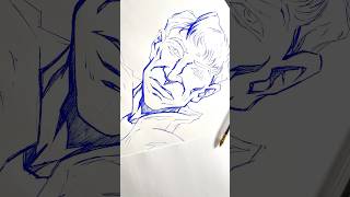 ballpoint pen drawing animationzeichnung zeichnungen 소묘 예술그림 インアニメスケッチ 美術 [upl. by Bobbe]