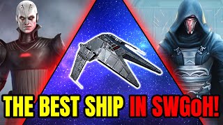 This Is The BEST Ship In SWGoH DESTROY Leviathan With This FLEET SWGoH [upl. by Lubeck]