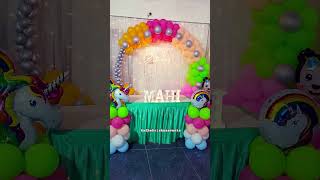 Balloon arch design round balloon decoration metalic balloon decoration in Patna radhekrishnaevents [upl. by Race]