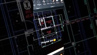 Menghayal dulu dapat proyek 5M tapi cuma denah pos jaga 🤫 autocad tutorial fyp denahposjaga [upl. by Nueoras]