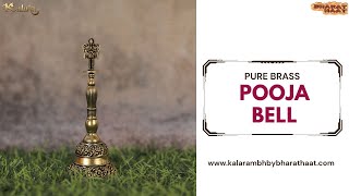 Enhance Your Spiritual Rituals with a Beautiful Brass Pooja Bell [upl. by Niltag]