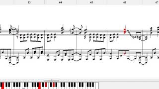 【Marasy】 SAO 3期 OP 「LiSA  ADAMAS」 Piano Sheet [upl. by Patt842]