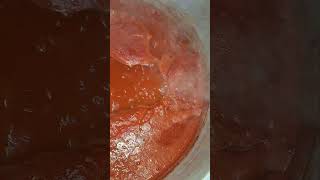 Cooking tomato paste shorts [upl. by Sabella]