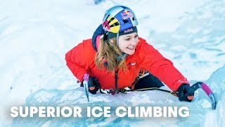 The Sound of an Ice Axe  Superior Ice Climbing Episode 2 [upl. by Eremehc]