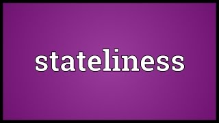 Stateliness Meaning [upl. by Ariam113]