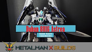 Daban 8816a Astrea  Third Party Throwdown review gundam 00 astrea gunpla daban ガンダム ガンプラ [upl. by Gnehc]