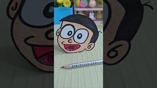 Paper Sharpener Craft idea  Nobita Paper Craft Video viralshort shortsfeed youtubeshorts craft [upl. by Egdamlat]