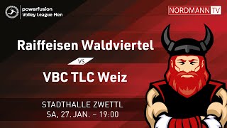 Austrian Volley League Herren Spiel zwischen URW Raiffeisen Waldviertel vs VBC TLC Weiz [upl. by Asillem]