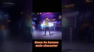 Game ko banane wale characterfreefire viralvideo shortfeed short viralshort gaming trending [upl. by Imoen]