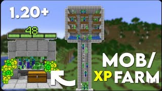 Minecraft EASY MOB XP FARM TUTORIAL 1201 Without Mob Spawner [upl. by Hogan238]