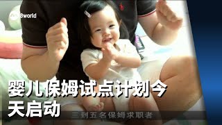 婴儿保姆试点计划今天启动 至少80名家长报名 [upl. by Shotton895]