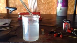 Making Bleach Sodium Hypochlorite from Table Salt Sodium Chloride [upl. by Nilauqcaj]