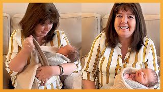 GRANDPARENTS MEET GRANDCHILD FOR THE FIRST TIME  33 [upl. by Marelya]