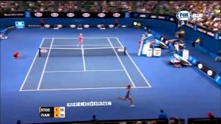 Ana Ivanovic vs Samantha Stosur Australian Open 2014 Highlights [upl. by Seibold]