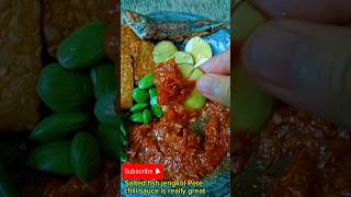 Makan jengkol Pete ikan asinmaknyooss  Salted fish jengkol Pete chili sauce is really great [upl. by Tamra]