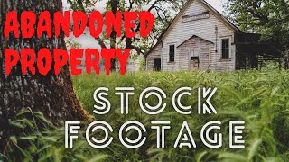 Abandoned Stock Footage  Dilapidated Property BRoll [upl. by Hooker]