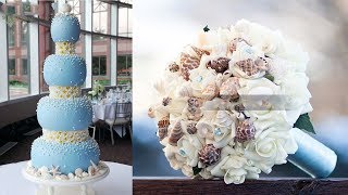 Seashell Centerpiece Ideas Weddings  Destination Wedding Details [upl. by Somerset]