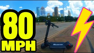 First Time Riding 80MPH Electric Scooter  Emove RoadSter [upl. by Mandie]