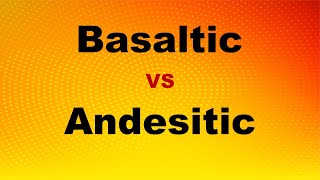 Basaltic VS Andesitic Magma [upl. by Lydon]