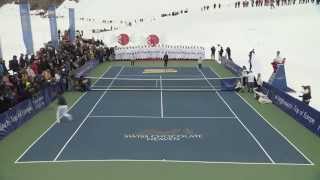 Roger Federer vs Lindsey Vonn  OFFICIAL ChocolateHeaven Event [upl. by Netsrak]