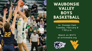 Waubonsie Valley Boys Basketball vs Oswego East 282022 [upl. by Kcuhc]