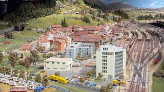 Beautiful HO Scale Model Railway Layout at the Kaeserberg Railway  Chemins de fer du Kaeserberg [upl. by Connett]