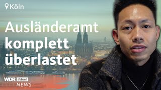 Einbürgerungen im Kölner Ausländeramt Mehr als 1 Jahr Wartezeit  WDR aktuell [upl. by Roane]