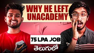 Tharun Speaks About Upskilling Money Freelancing Youtube and Job🔥Telugu Podcast [upl. by Hadwin226]