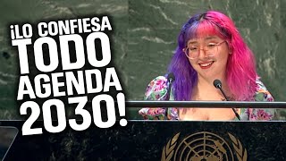 FEMINISTA PELOROSA CONFIESA ANTE LA ONU EL COMPLOT DE LA AGENDA 2030 [upl. by Simonetta]